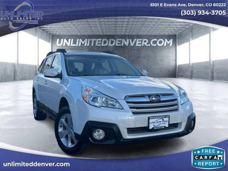 2013 Subaru Outback for sale at Unlimited Auto Sales in Denver CO