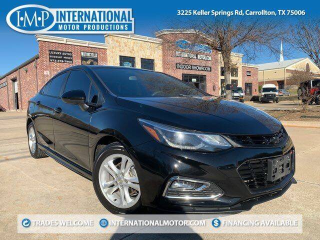 2018 Chevrolet Cruze for sale at International Motor Productions in Carrollton TX