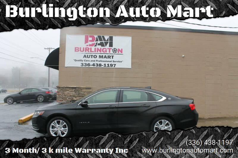 2015 Chevrolet Impala for sale at Burlington Auto Mart in Burlington NC