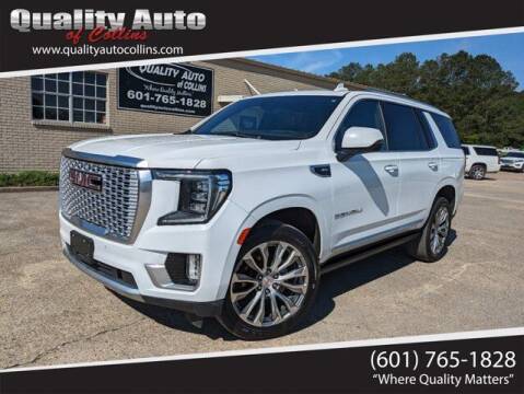 2021 GMC Yukon for sale at Quality Auto of Collins in Collins MS