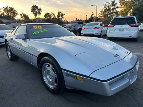 1988 Chevrolet Corvette for sale at 1 NATION AUTO GROUP in Vista CA
