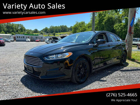 2016 Ford Fusion for sale at Variety Auto Sales in Abingdon VA