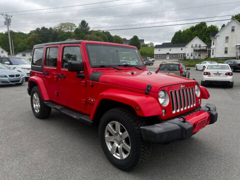 2016 Jeep Wrangler Unlimited for sale at Hampden Auto Center in Hampden ME