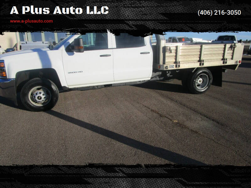 2016 Chevrolet 3500 CREW 4X4 DUALLY for sale at A Plus Auto LLC in Great Falls MT