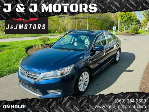 2013 Honda Accord for sale at J & J MOTORS in New Milford CT