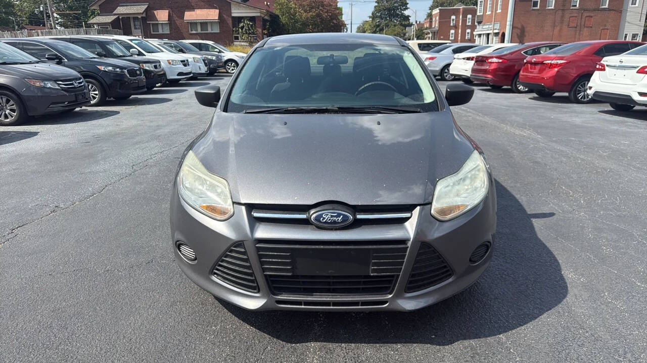 Gray 2013 Ford Focus S S 4dr Sedan 2