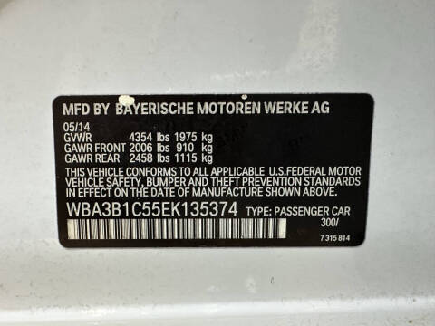 2014 BMW 3 Series 320i