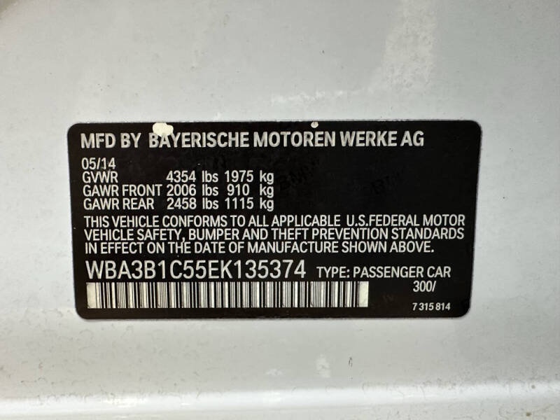 2014 BMW 3 Series 320i