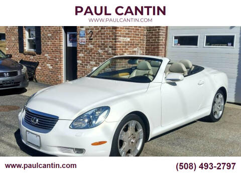 2004 Lexus SC 430 for sale at PAUL CANTIN in Fall River MA
