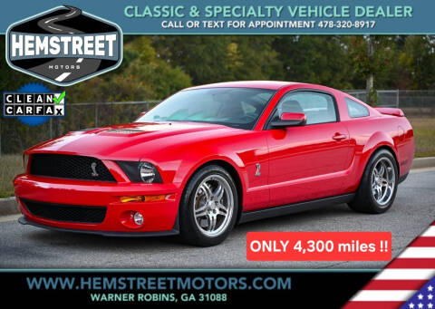 2007 Ford Shelby GT500 for sale at Hemstreet Motors in Warner Robins GA