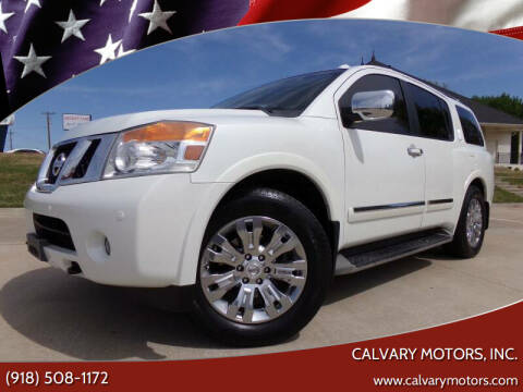 2015 Nissan Armada for sale at Calvary Motors, Inc. in Bixby OK