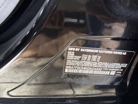 2019 BMW 7 Series 750i