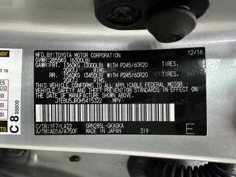 2017 Toyota 4Runner Limited