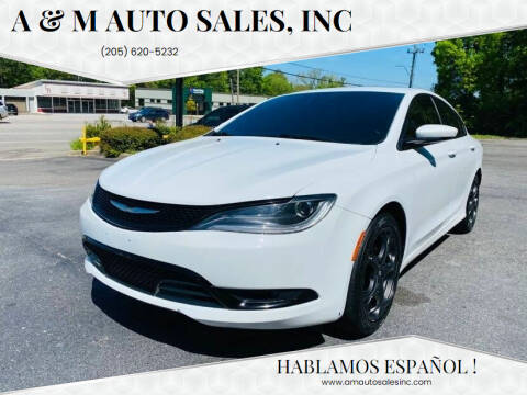 2015 Chrysler 200 for sale at A & M Auto Sales, Inc in Alabaster AL