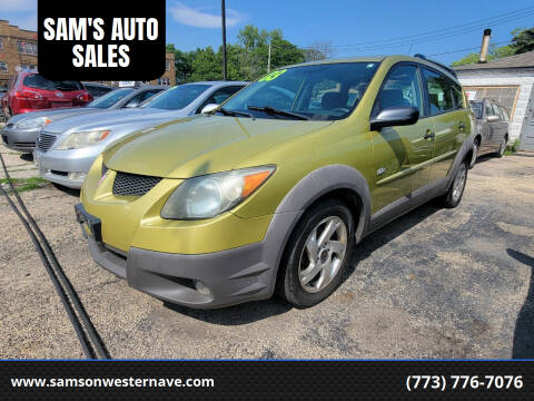 2003 Pontiac Vibe for sale at SAM'S AUTO SALES in Chicago IL