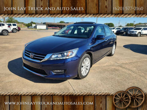 2015 Honda Accord for sale at John Lay Truck and Auto Sales in Independence KS