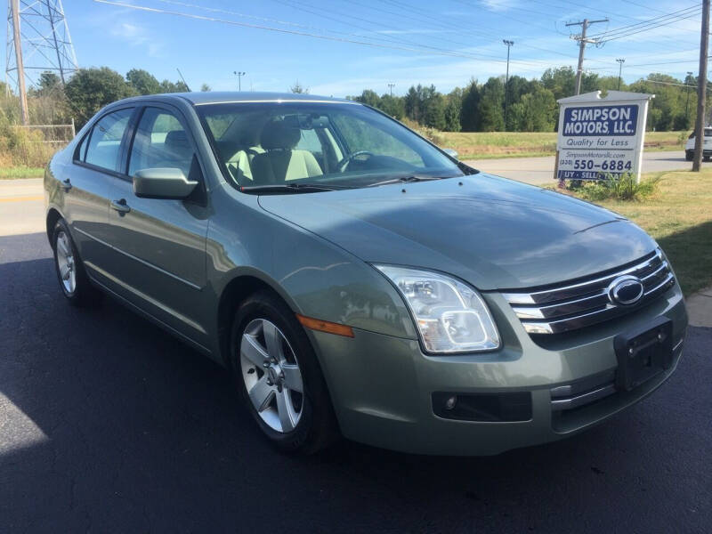 2008 Ford Fusion for sale at SIMPSON MOTORS in Youngstown OH