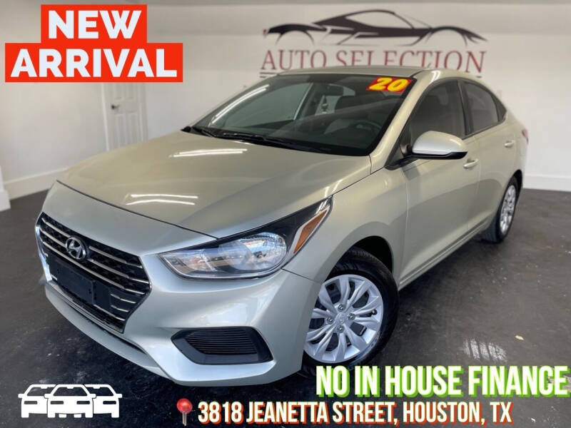 2020 Hyundai Accent for sale at Auto Selection Inc. in Houston TX