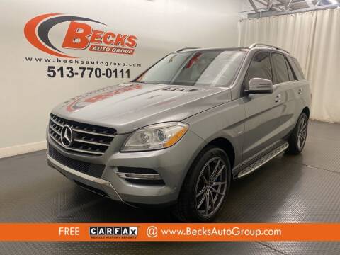 2012 Mercedes-Benz M-Class for sale at Becks Auto Group in Mason OH