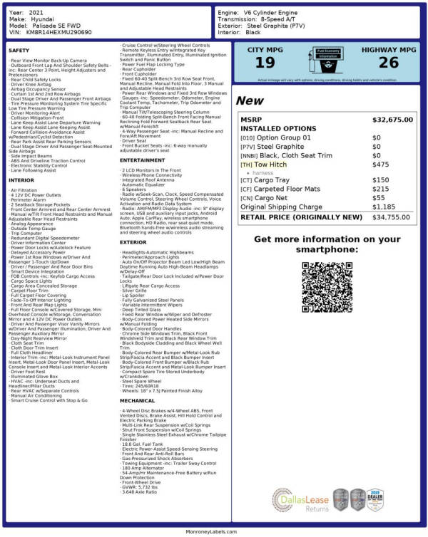 2021 Hyundai Palisade SE