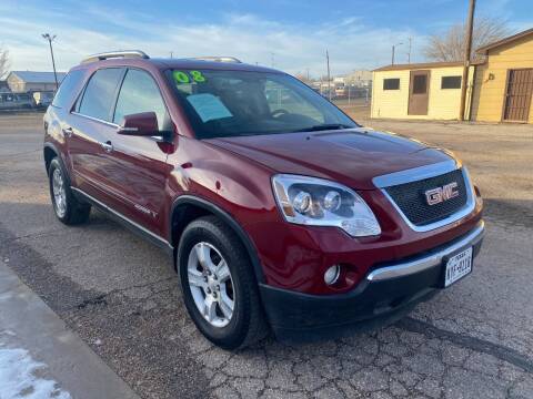 2008 GMC Acadia for sale at Rauls Auto Sales in Amarillo TX
