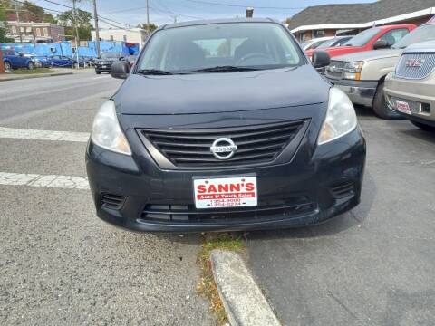2013 Nissan Versa for sale at Sann's Auto Sales in Baltimore MD