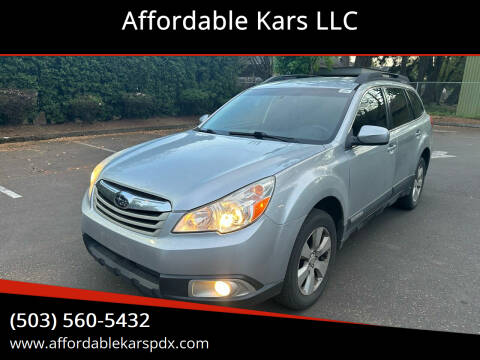 2012 Subaru Outback for sale at Affordable Kars LLC in Portland OR