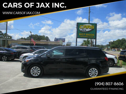 2017 Kia Sedona for sale at CARS OF JAX INC. in Jacksonville FL