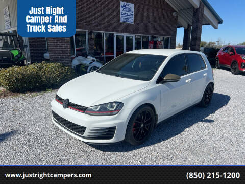 2017 Volkswagen Golf GTI for sale at Just Right Camper And Truck Sales in Panama City FL