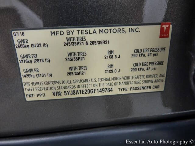 2016 Tesla Model S 75D
