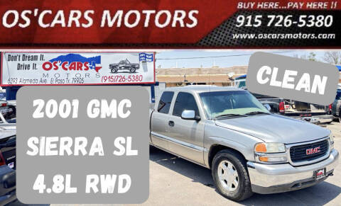 2001 GMC Sierra 1500 for sale at Os'Cars Motors in El Paso TX