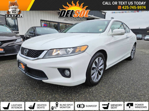 2013 Honda Accord for sale at Del Sol Auto Sales in Everett WA