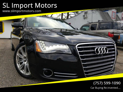 2013 Audi A8 L for sale at SL Import Motors in Newport News VA