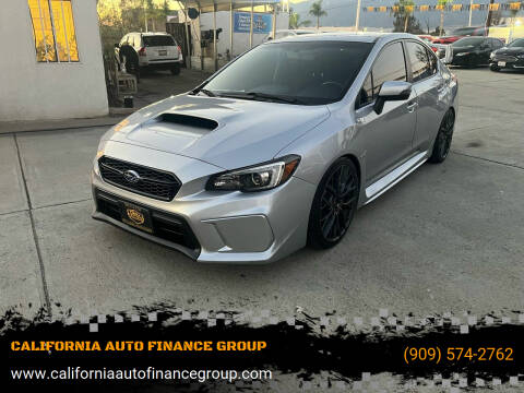 2018 Subaru WRX for sale at CALIFORNIA AUTO FINANCE GROUP in Fontana CA