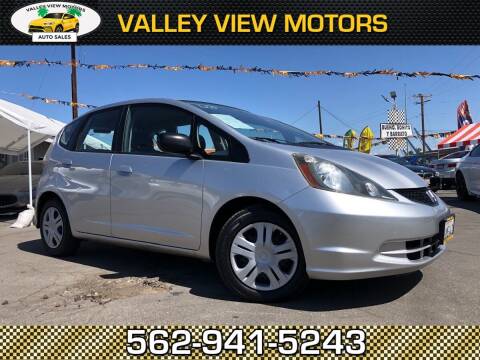 2011 Honda Fit for sale at Valley View Motors in Whittier CA