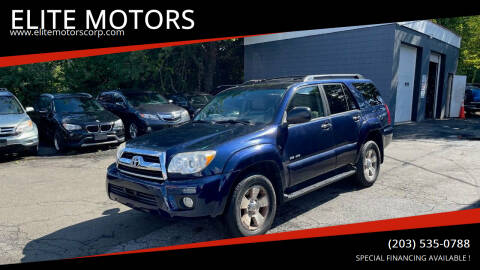 2006 Toyota 4Runner for sale at ELITE MOTORS in West Haven CT
