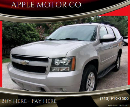 2008 Chevrolet Tahoe for sale at APPLE MOTOR CO. in Houston TX