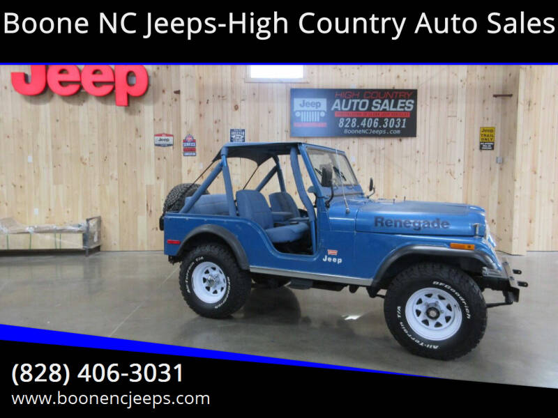1978 Jeep CJ-5 for sale at Boone NC Jeeps-High Country Auto Sales in Boone NC