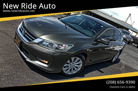 2013 Honda Accord for sale at New Ride Auto in Rexburg ID
