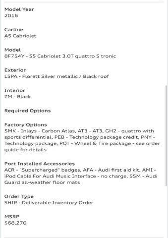 2016 Audi S5 3.0T quattro Premium Plus