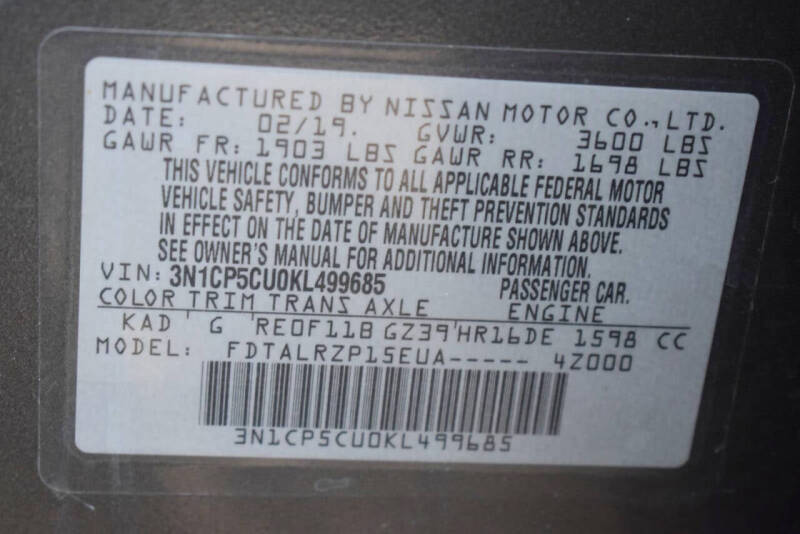 2019 Nissan Kicks SV