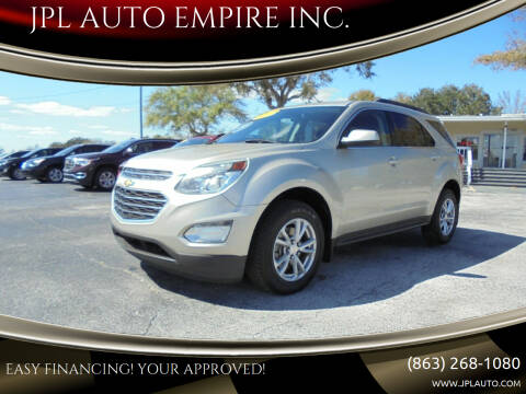 2016 Chevrolet Equinox for sale at JPL AUTO EMPIRE INC. in Lake Alfred FL