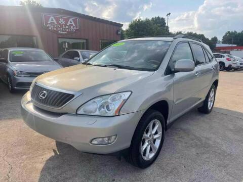 2009 Lexus RX 350 for sale at A & A Auto Sales in Fayetteville AR