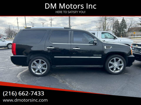 2010 Cadillac Escalade for sale at DM Motors Inc in Maple Heights OH