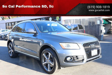 2015 Audi Q5 for sale at So Cal Performance SD, llc in San Diego CA