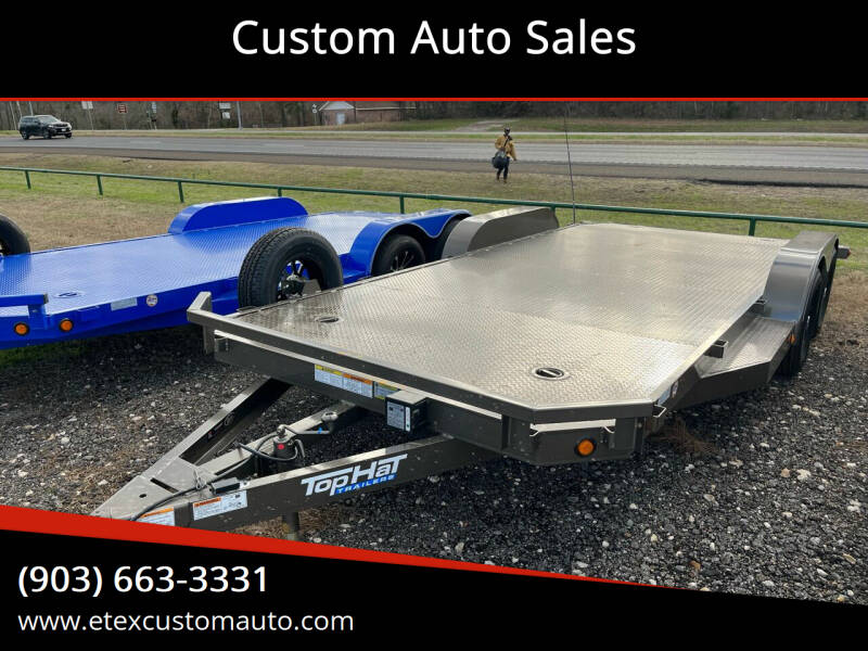 2024 Top Hat 18x83 All Steel Car Hauler for sale at Custom Auto Sales - TRAILERS in Longview TX