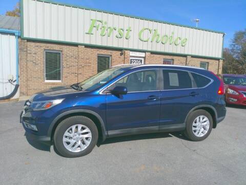 2016 Honda CR-V for sale at First Choice Auto in Greenville SC