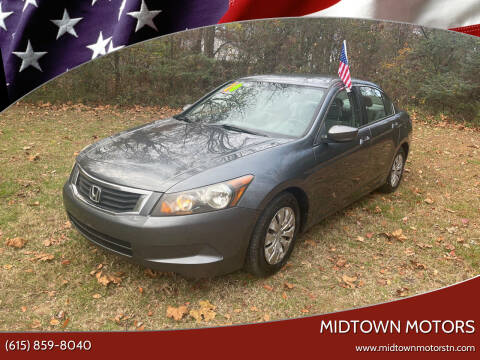 2010 Honda Accord for sale at Midtown Motors in Greenbrier TN