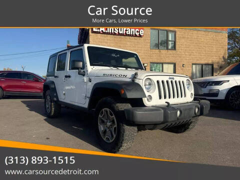 2016 Jeep Wrangler Unlimited for sale at Car Source in Detroit MI