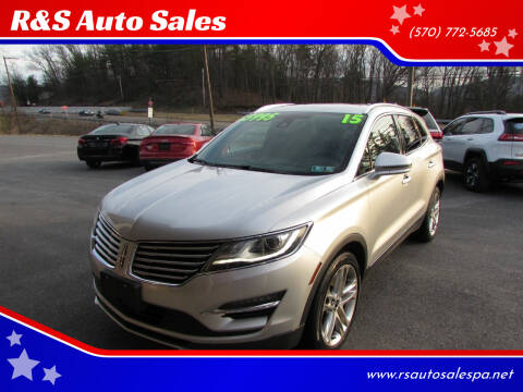 2015 Lincoln MKC for sale at R&S Auto Sales in Linden PA
